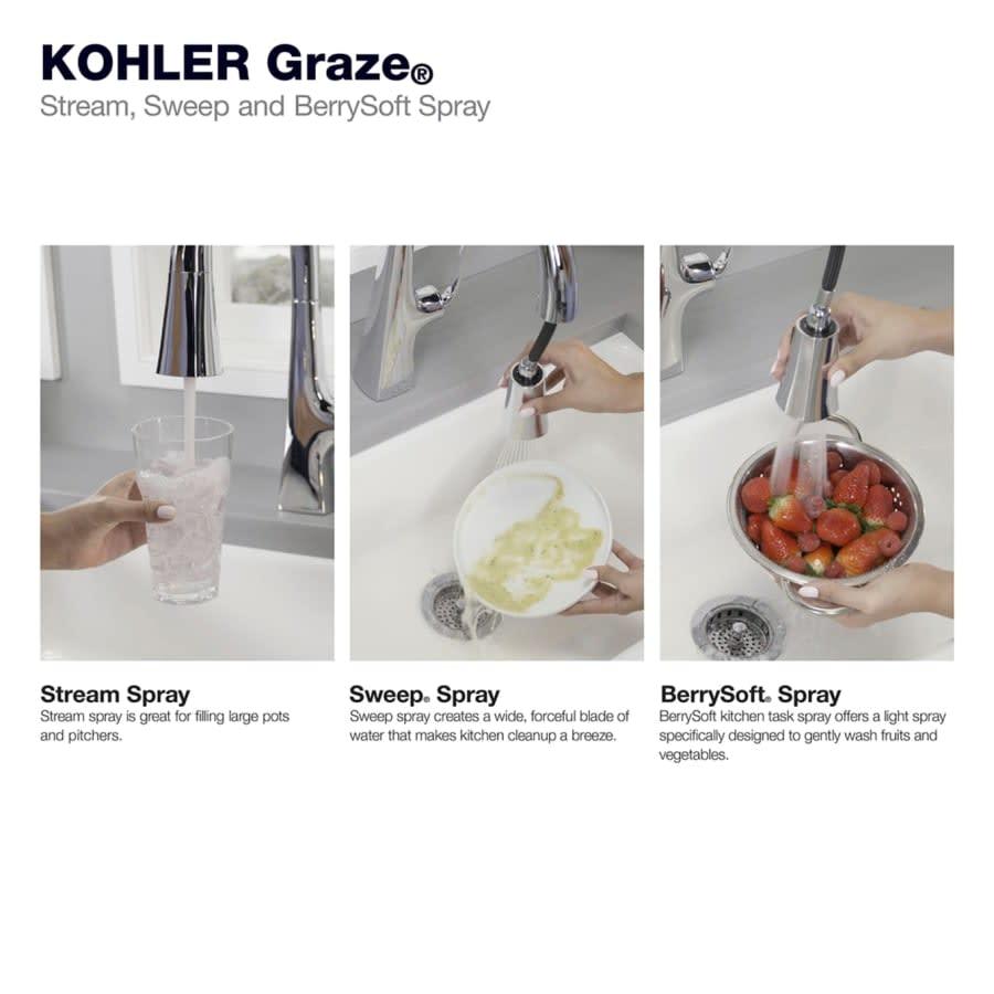 Graze 1.5 GPM Single Hole Pull Down Kitchen Faucet - vzmpufxawawvtzihfk5a@2x.jpg
