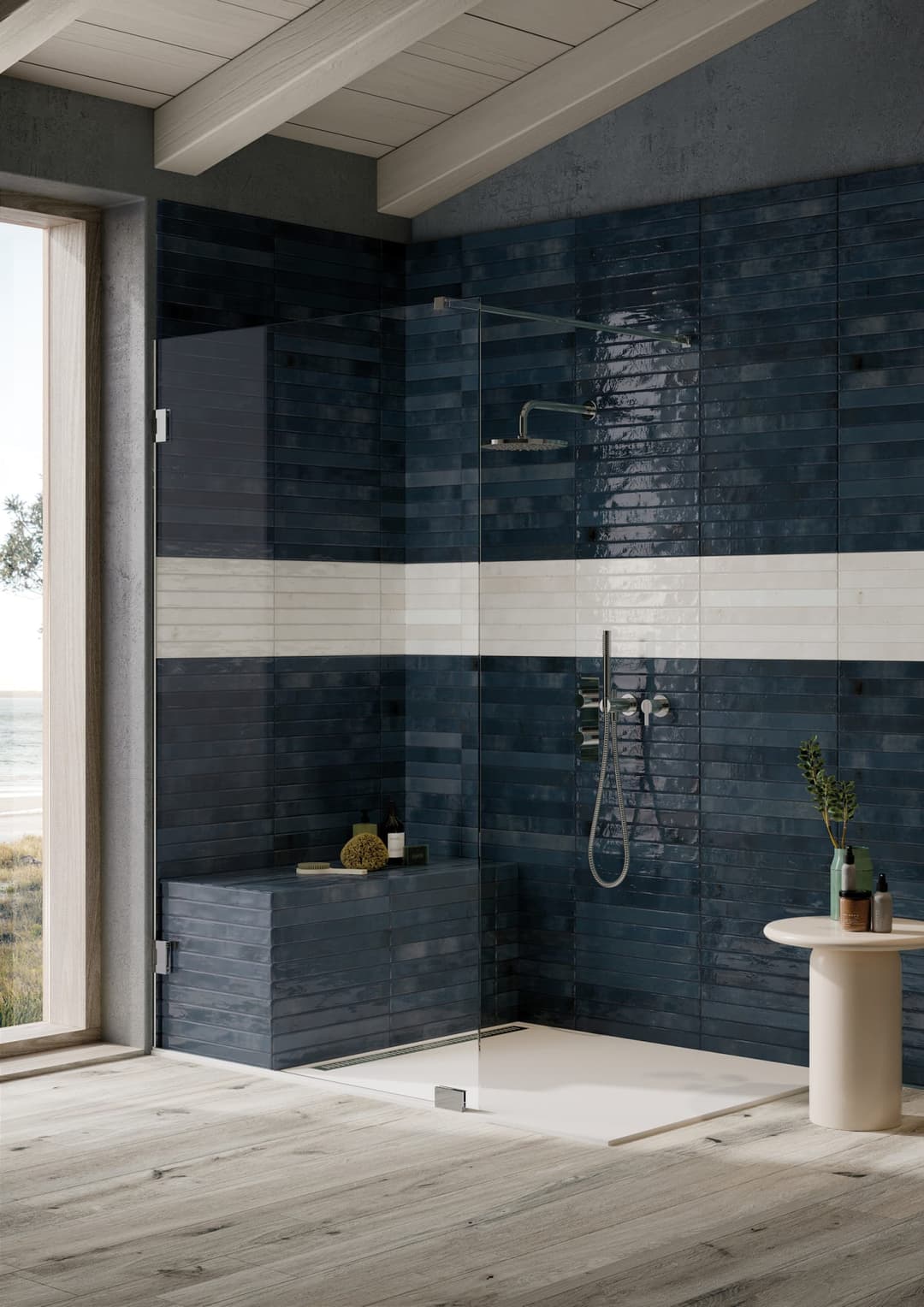 Chroma 2" x 18" Glossy Porcelain Field Tile in Aquamarine - w35k8vqscxqvbadumzps@2x.jpg