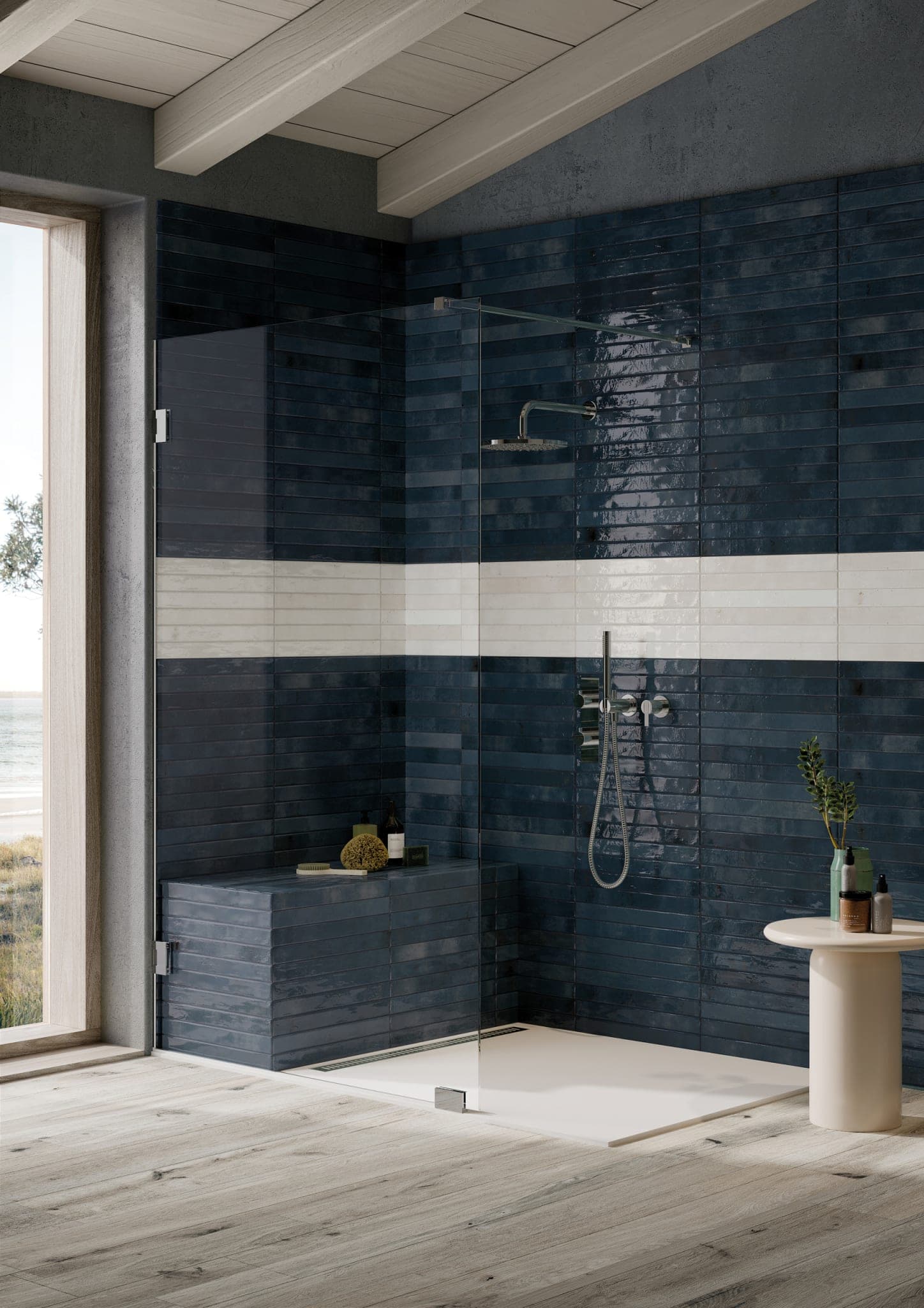 Chroma 2" x 18" Glossy Porcelain Field Tile in Aquamarine - w35k8vqscxqvbadumzps@2x.jpg