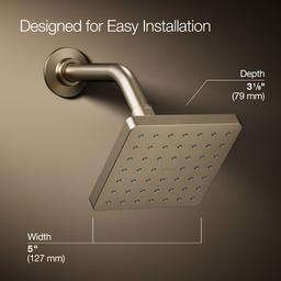 Parallel 2.5 GPM Single Function Shower Head With Katalyst Air-Induction Spray Technology - w5d7qm3sxbeupazbrdme@2x.jpg