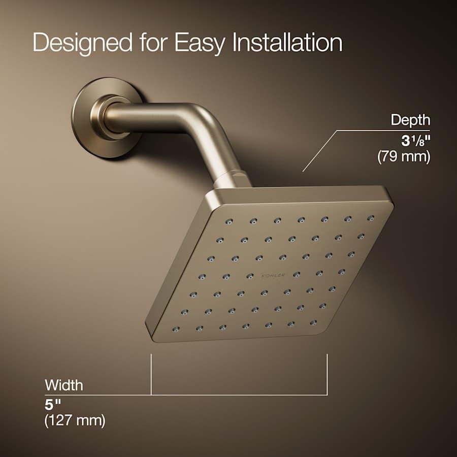 Parallel 2.5 GPM Single Function Shower Head With Katalyst Air-Induction Spray Technology - w5d7qm3sxbeupazbrdme@2x.jpg