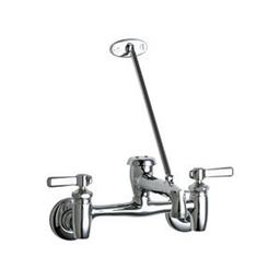 Utility Sink Faucet, Wall Mount, ADA, Lever Handle, Polished Chrome - w5qj5mjw4xfiehaafbdp@2x.jpg