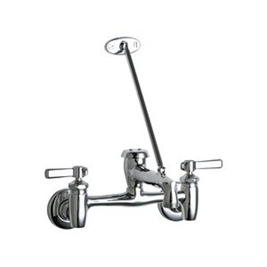 Utility Sink Faucet, Wall Mount, ADA, Lever Handle, Polished Chrome - w5qj5mjw4xfiehaafbdp@2x.jpg
