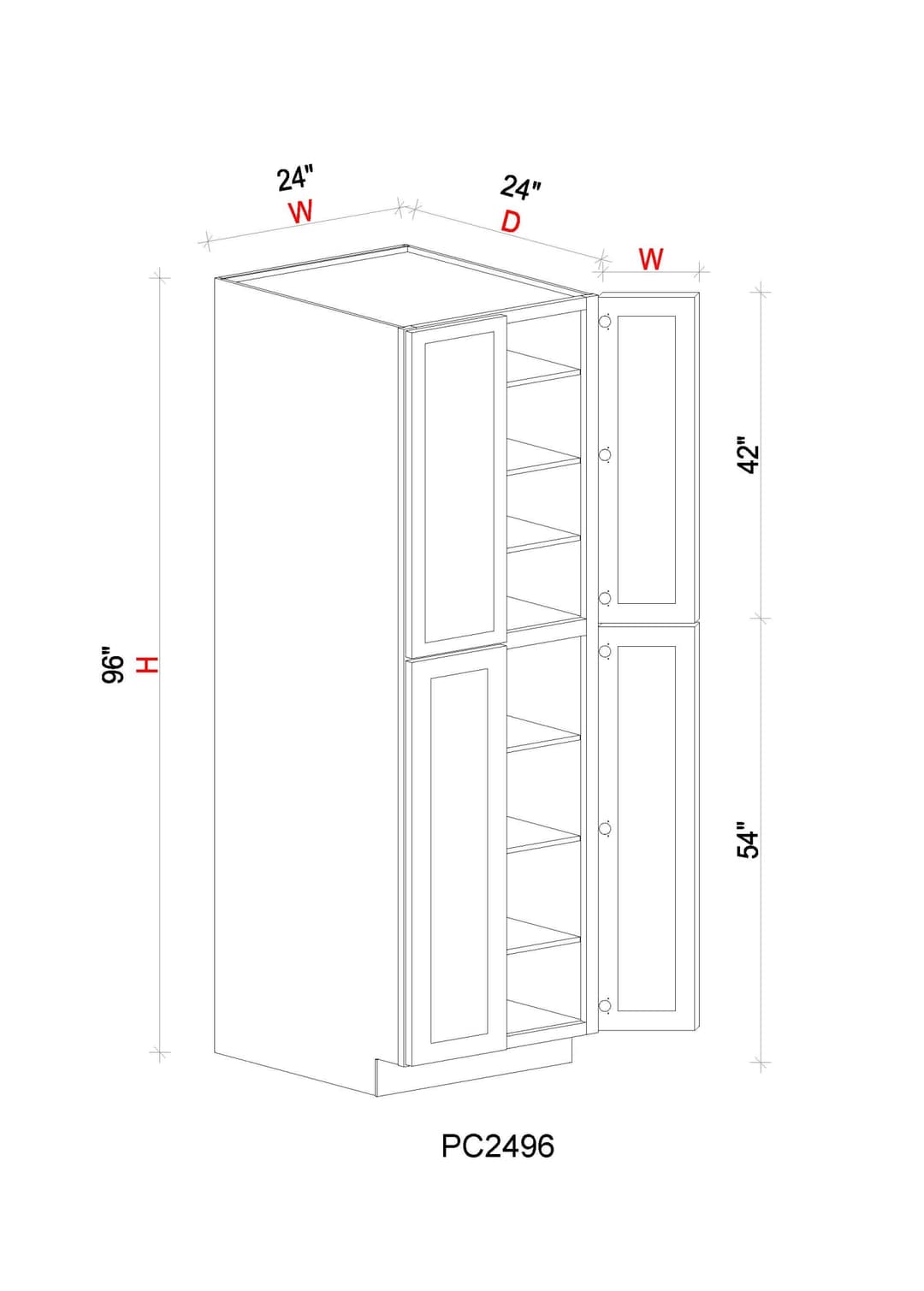 Pantry Cabinet - 24"W x 96"H x 24"D - 2D - w5w9zkil4tbzziglemkz@2x.jpg