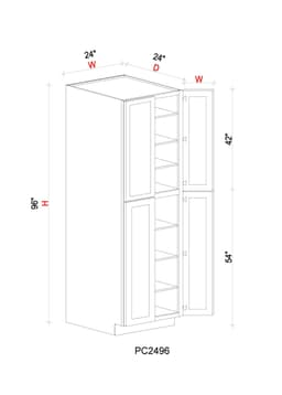 Pantry Cabinet - 24"W x 96"H x 24"D - 2D - w5w9zkil4tbzziglemkz@2x.jpg