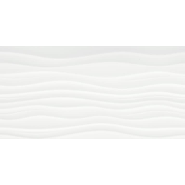 JAZZ RIPPLE WHITE GL 12X24