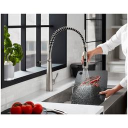 Simplice 1.5 GPM Single Hole Pre-Rinse Pull Down Kitchen Faucet - Includes Escutcheon - w8olg9opc6yllfbtcpsz_x500.jpg
