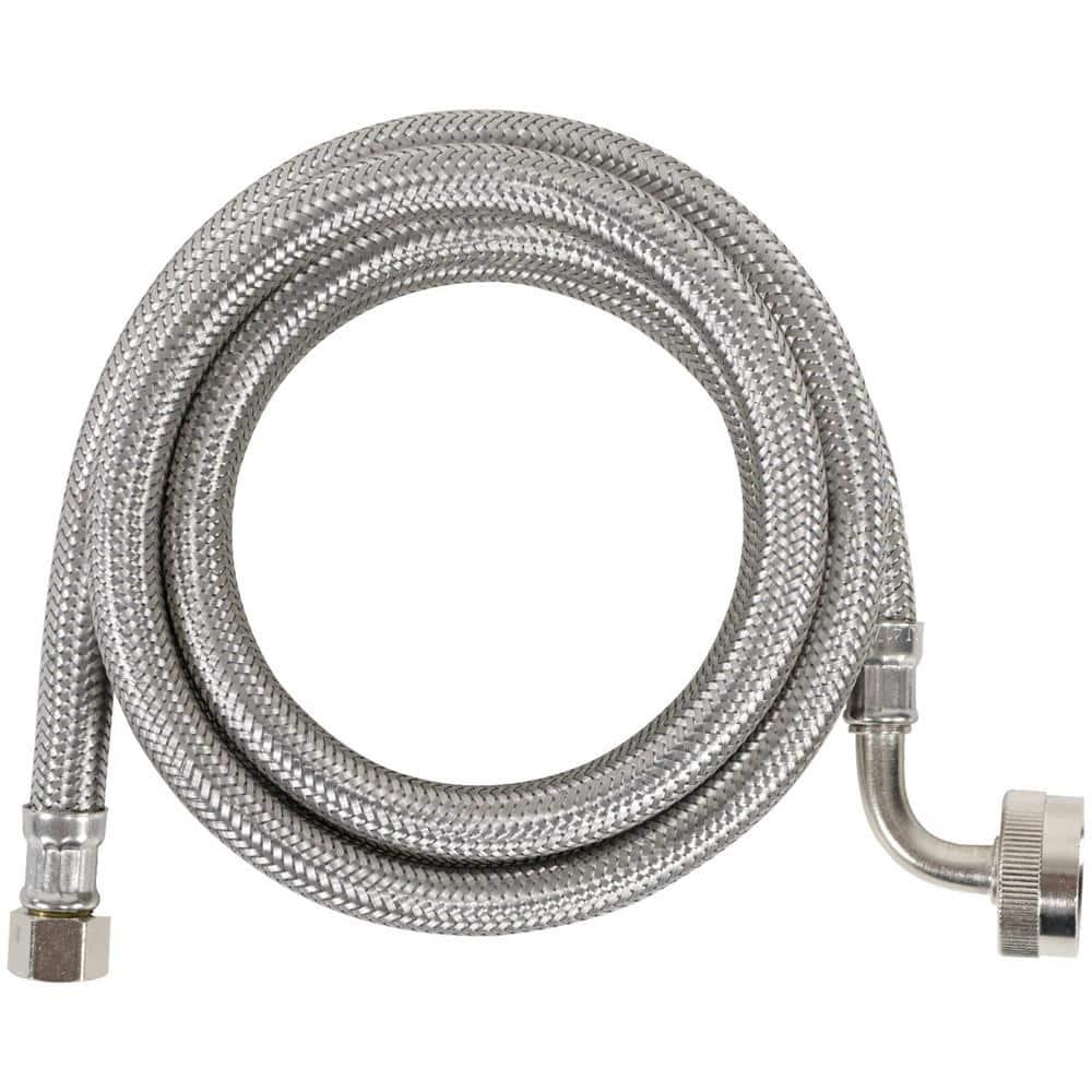 6 ft. Braided Stainless Steel Dishwasher Connector with Elbow - w8zf2lcpmad7nxzrqaxd@2x.jpg