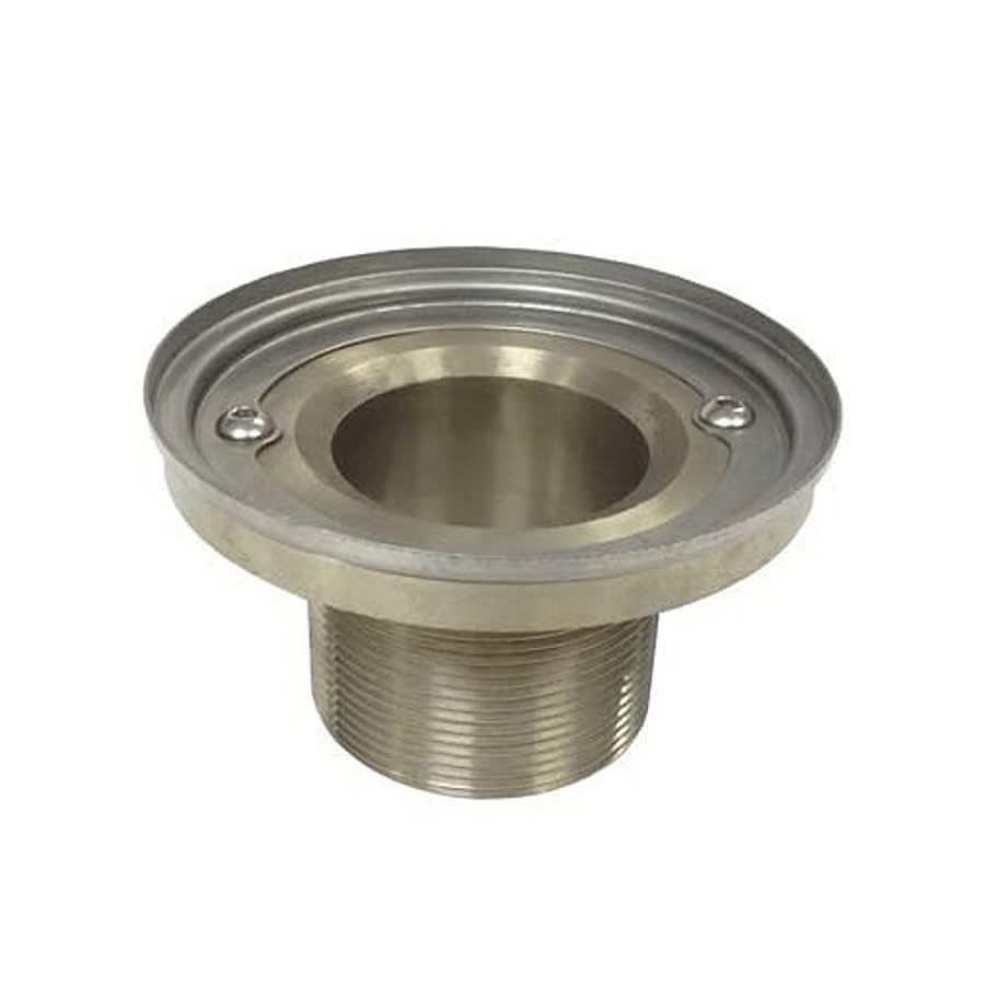 Round Shower Drain Throat, For Use With 2 in IPS Outlet Drain Body, Solid Brass/Stainless Steel - wbxoio7641juqtjj1xy2@2x.jpg