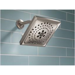 Universal Showering 7-5/8" Square 1.75 GPM Shower Head Full Spray Pattern with Touch Clean and H2Okinetic Technology - wcc3qkbu0cxlj23cvhex@2x.jpg