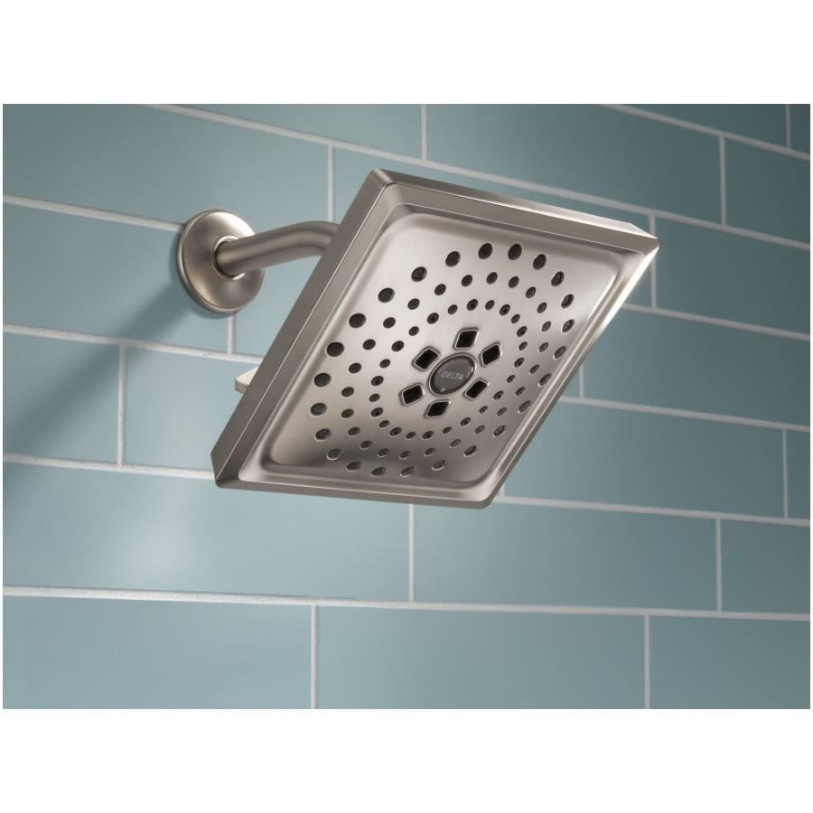 Universal Showering 7-5/8" Square 1.75 GPM Shower Head Full Spray Pattern with Touch Clean and H2Okinetic Technology - wcc3qkbu0cxlj23cvhex@2x.jpg