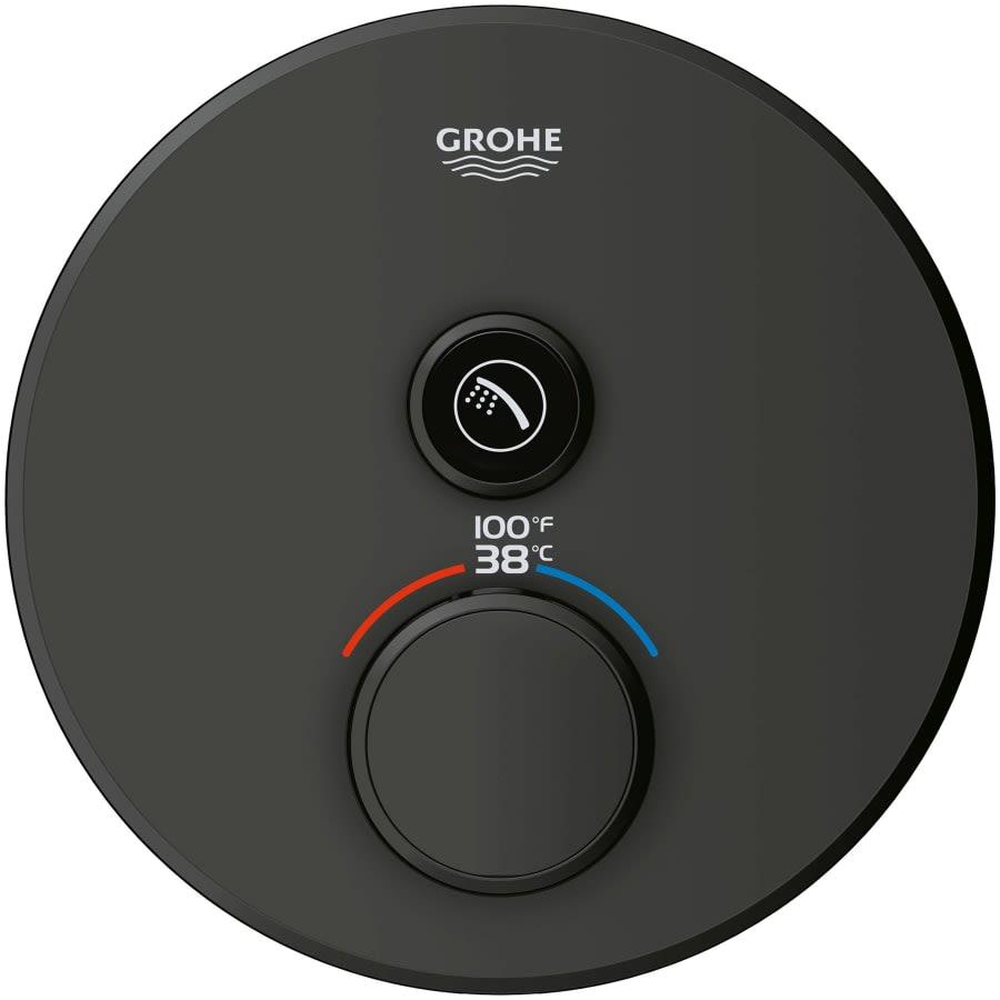 Grohtherm Single Function Thermostatic Valve Trim Only with Double Knob Handles and Volume Control - Less Rough In - wccy4ylhoctszj2nwm0o@2x.jpg