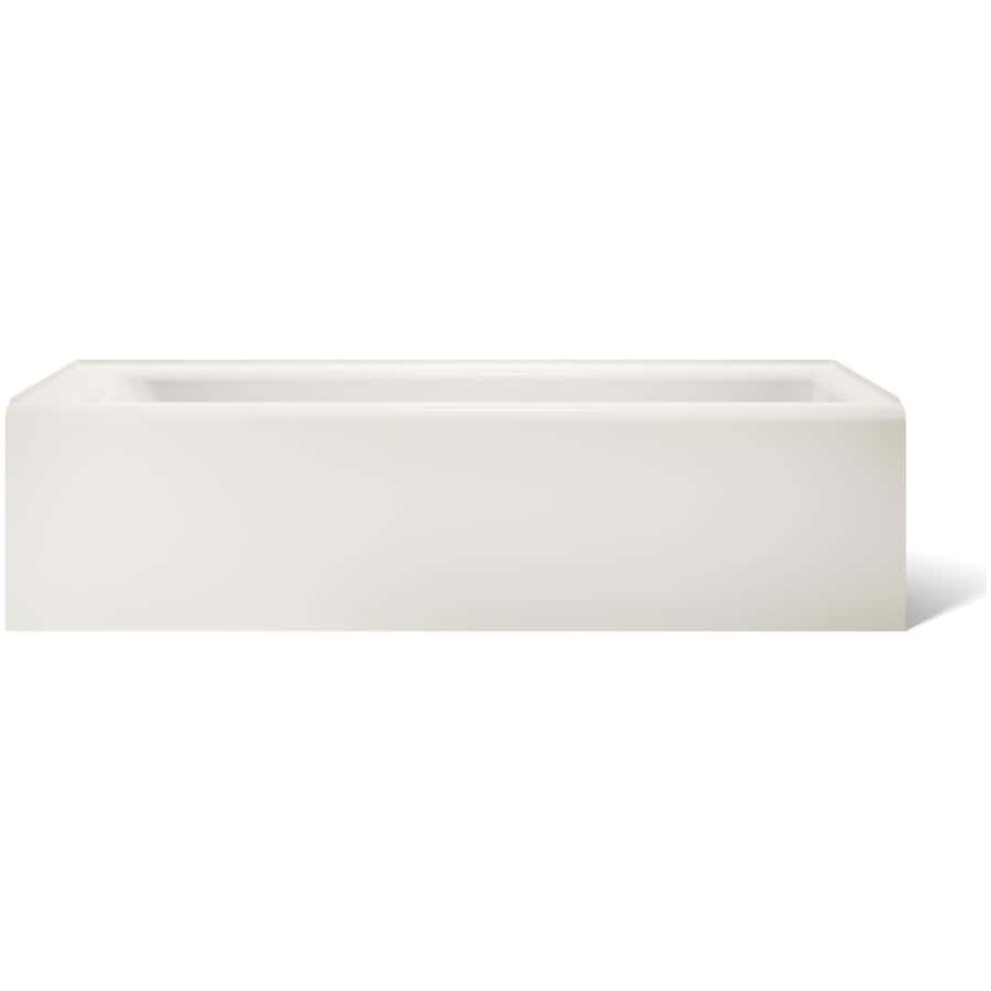 Bellwether Bath Tub 66" L x 32" W Cast Iron Soaking for Three Wall Alcove Installations with Integral Apron and Right Drain - wcljxorxnz0dlzmomoqc@2x.jpg