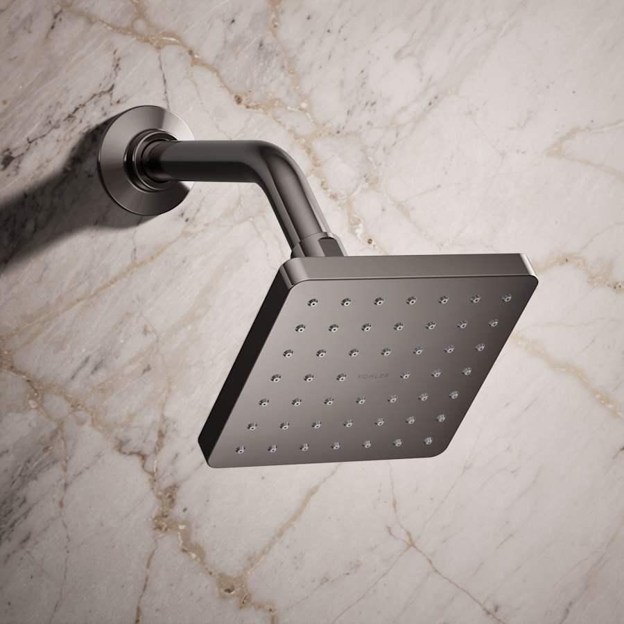 Parallel 2.5 GPM Single Function Shower Head With Katalyst Air-Induction Spray Technology - wdh8w26lewfnxaxdeehb@2x.jpg