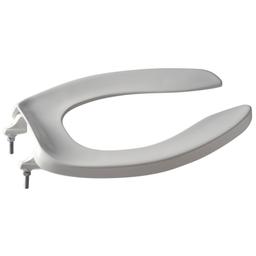 Toilet Seat, Elongated Bowl, Open Front, Less Cover, Plastic, White - wdnn9y0b8mw5uilznqvq@2x.jpg