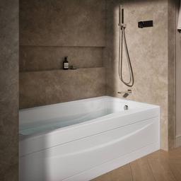Mariposa 6 Foot Three Wall Alcove Soaking Tub with Right Hand Drain - wfioljg147limjyrxpvc@2x.jpg