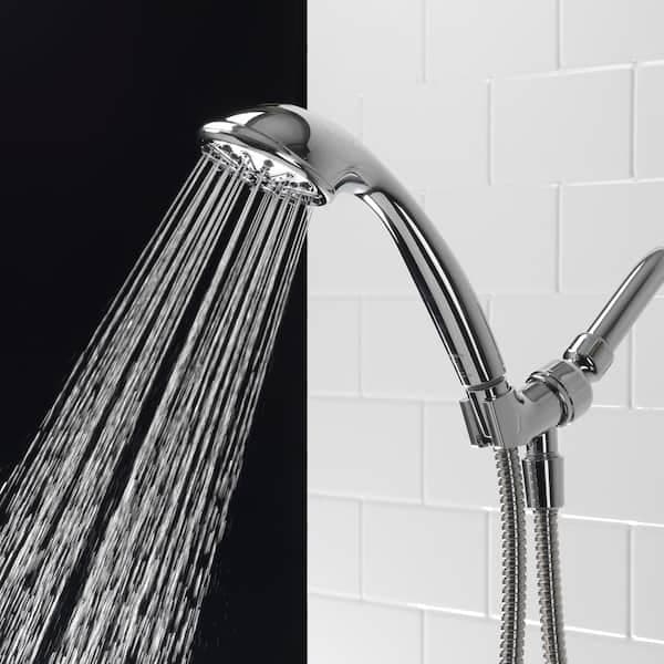 Glacier Bay 1-Spray Wall Mount Handheld Shower Head 1.8 GPM in Chrome 8466000HC - wfoalp8r8irppenpk60y@2x.jpg