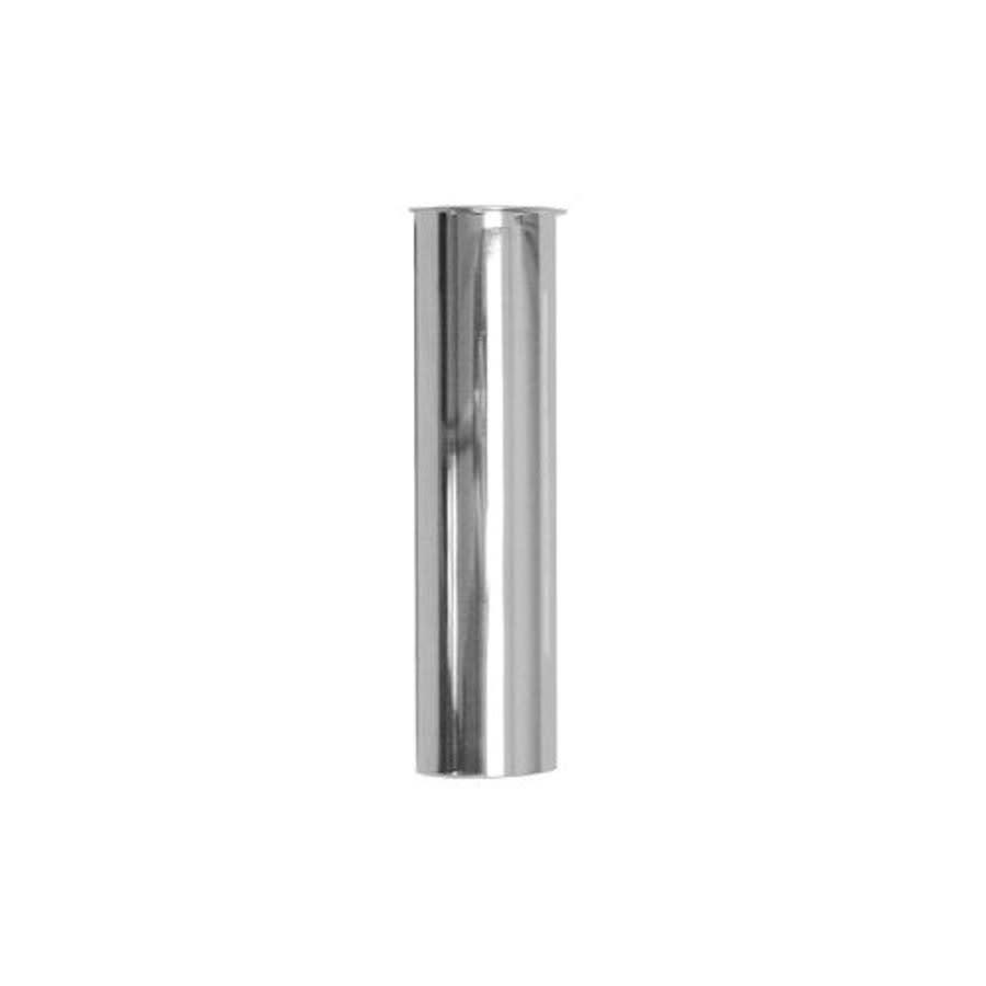 Tubular Tailpiece, 1-1/2 in, Tube x Flange, 20 ga, Polished Chrome - wfryxk2th8pvwpedmwav@2x.jpg