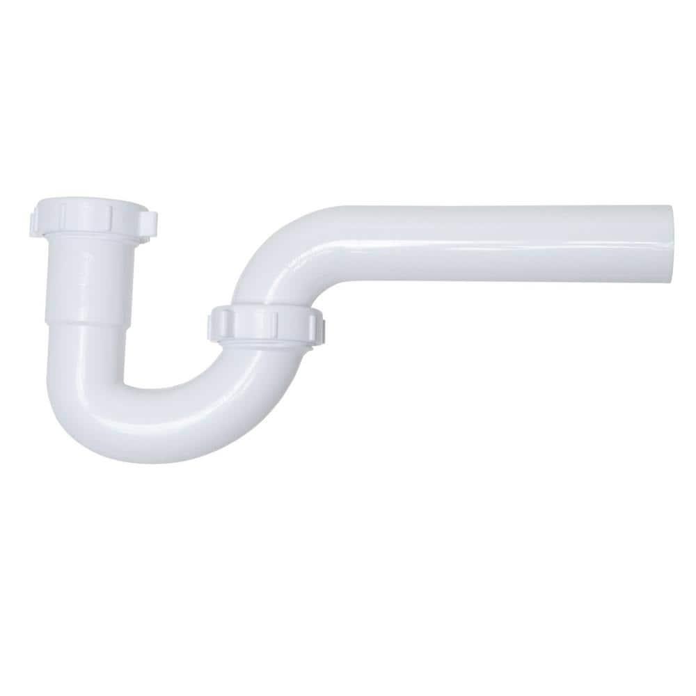 1-1/2 in. White Plastic Sink Drain P- Trap - wfxvi1zd2aa0jhvb1rht@2x.jpg
