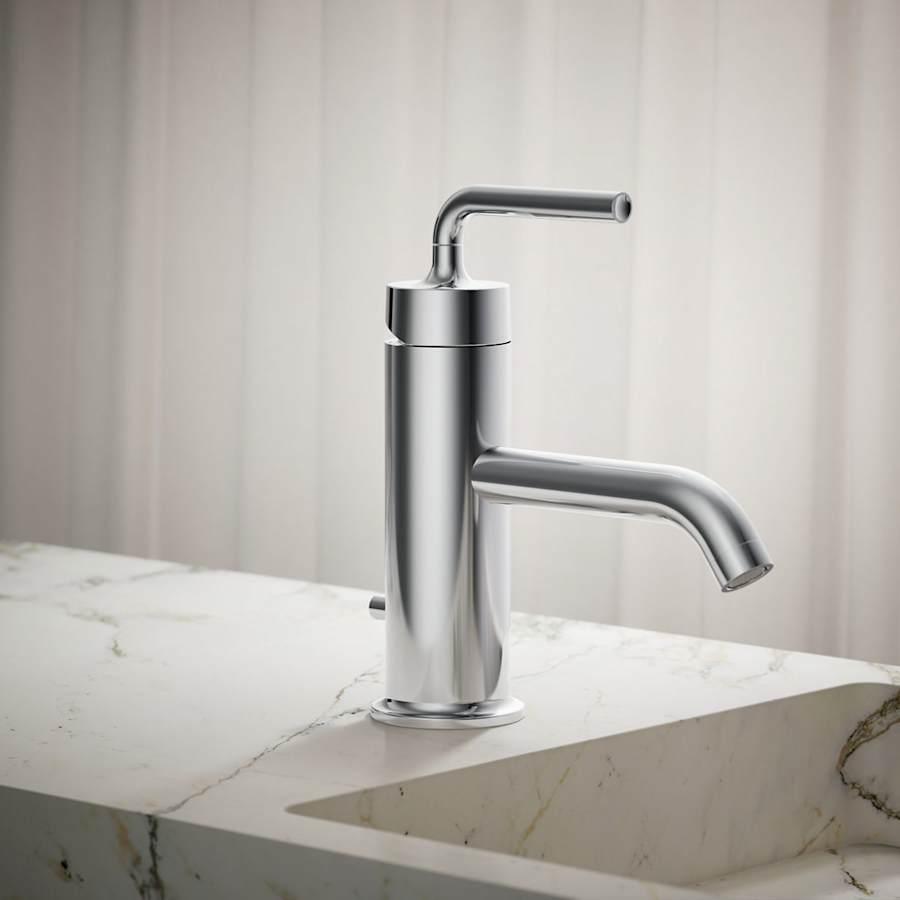 Purist 1.2 GPM Single Hole Bathroom Faucet with Pop-Up Drain Assembly - wg4bdad2f0yqeofnkv8z@2x.jpg