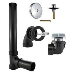 Bath Drain Full Kit, Lift & Turn, ABS, Polished Chrome - wgfev34xrvt4ktrctpq6@2x.jpg