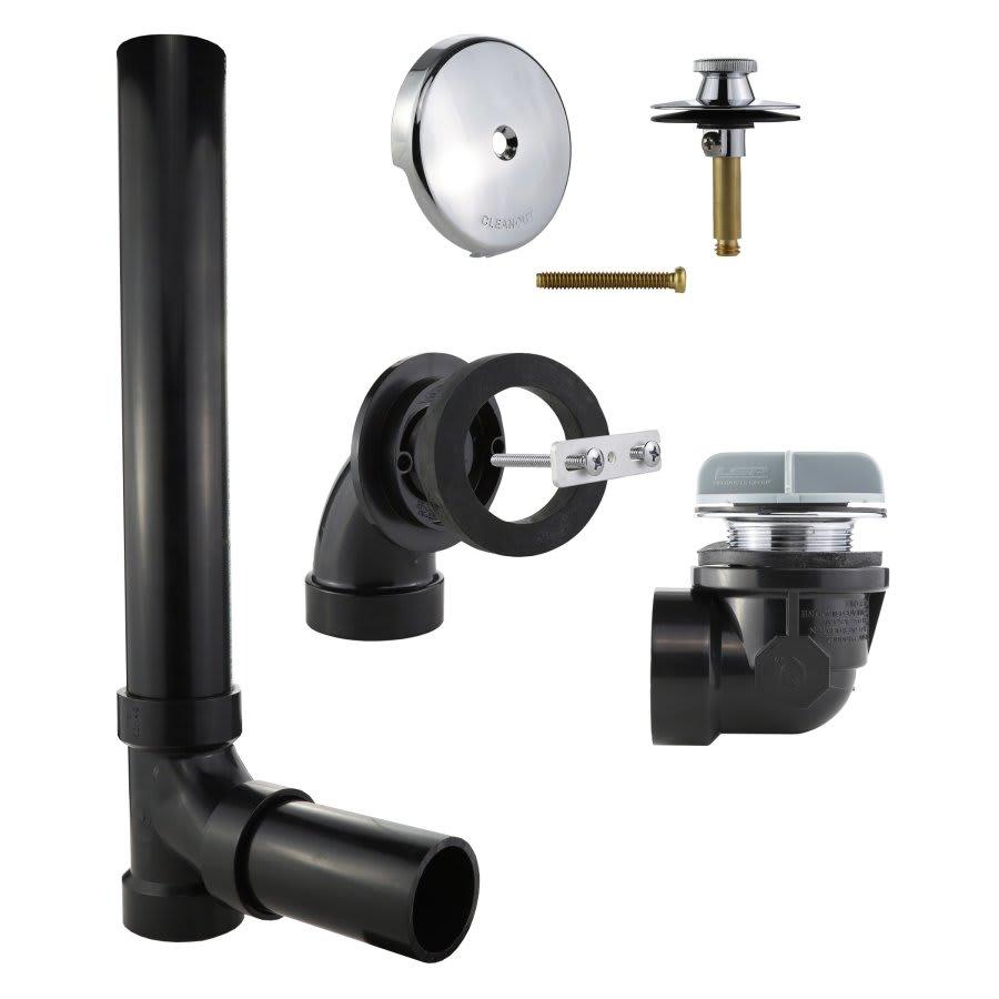 Bath Drain Full Kit, Lift & Turn, ABS, Polished Chrome - wgfev34xrvt4ktrctpq6@2x.jpg
