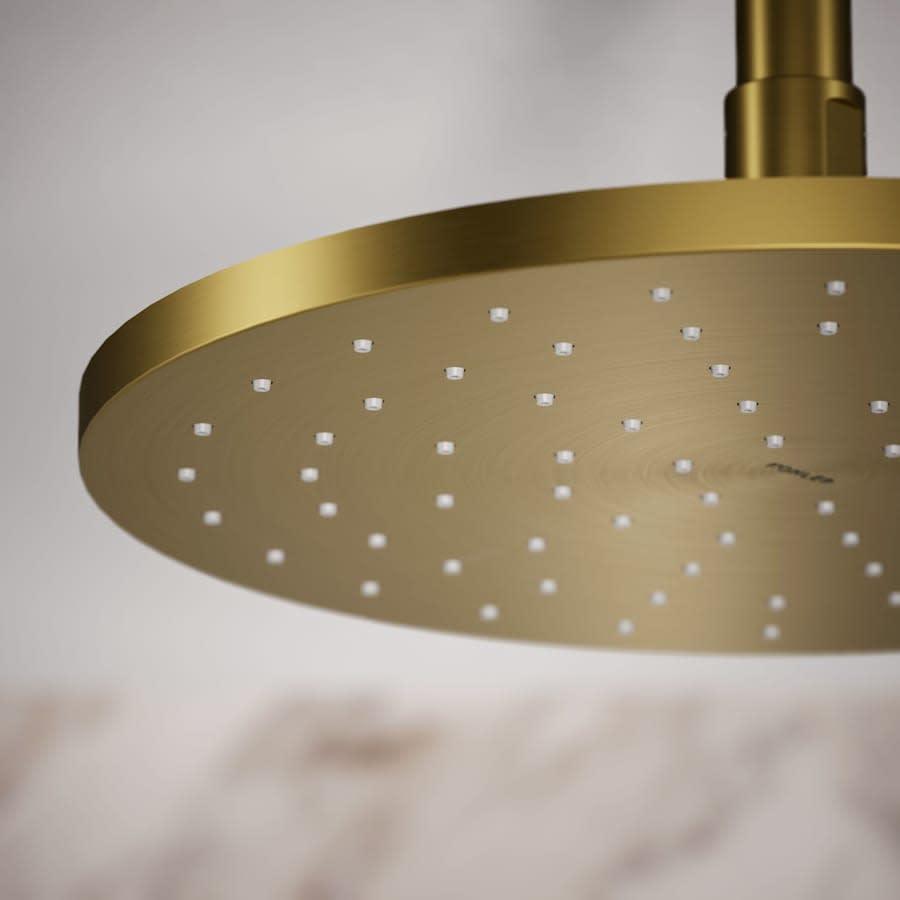 Contemporary Round 10" Single Function 2.5 GPM Rainhead with MasterClean Sprayface and Katalyst Air-Induction Technology - wgi4njbpi5emgikdp67a@2x.jpg
