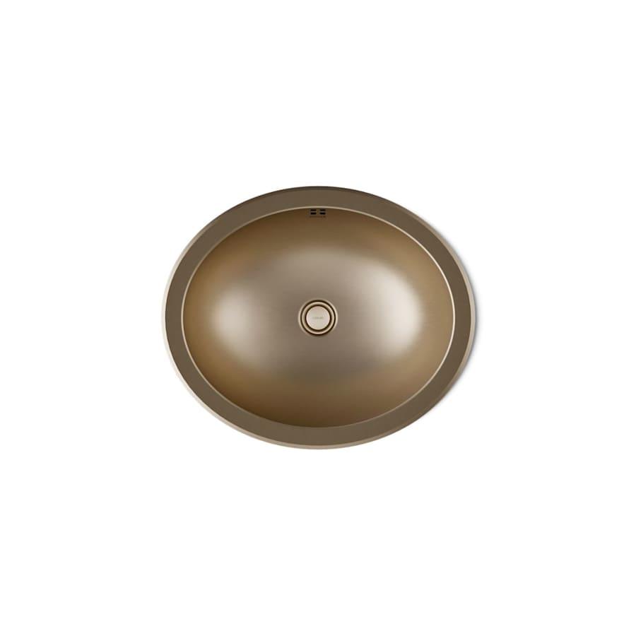 Bachata 16-11/16" Oval Stainless Steel Undermount Bathroom Sink with Overflow - wgkkogfv9abyfb5op6ps@2x.jpg
