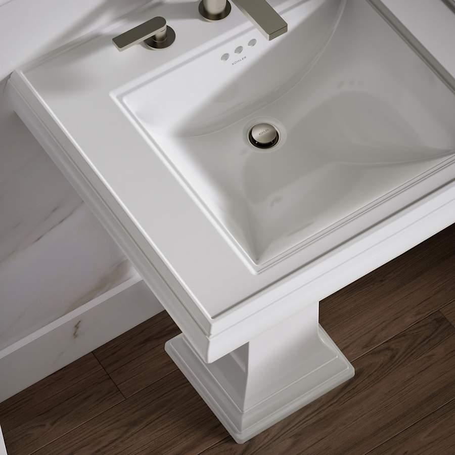 Memoirs Classic 27" Fireclay Pedestal Bathroom Sink with 3 Holes Drilled and Overflow - wgqooppo4ssuum9p1csd@2x.jpg