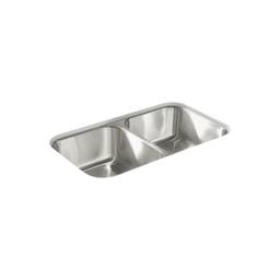 McAllister® Double Bowl Kitchen Sink, Under Mount, 32 x 18 in, 8-1/16 in Bowl Depth, 20 ga Luster Steel, Stainless - whf8ny3rdboj9kyl4eze@2x.jpg