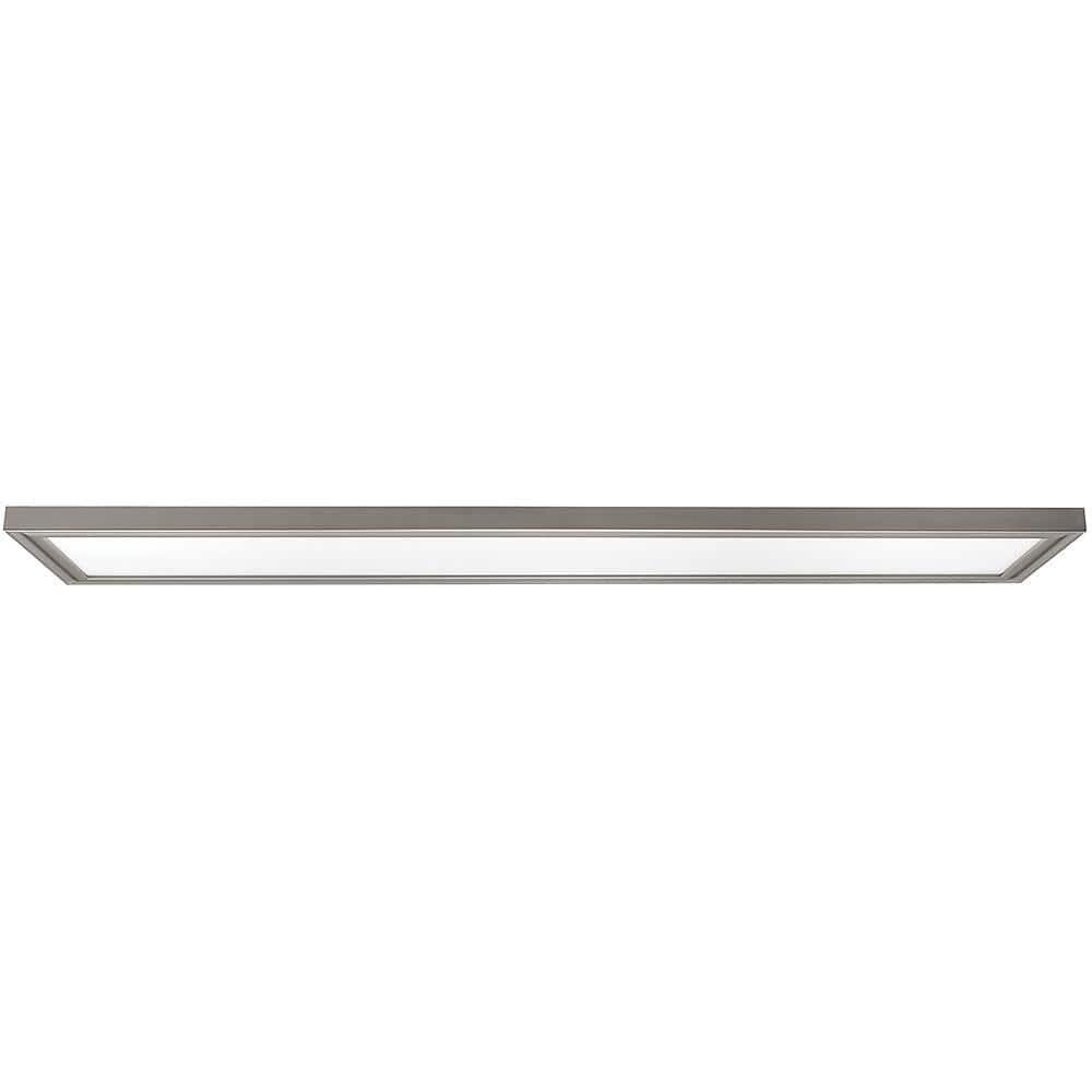 48 in. x 12 in. Low Profile Selectable LED Flush Mount Ceiling Flat Panel Brushed Nickel Rectangle 4000 Lumens Dimmable - whmfczwijllicnnhqjse@2x.jpg