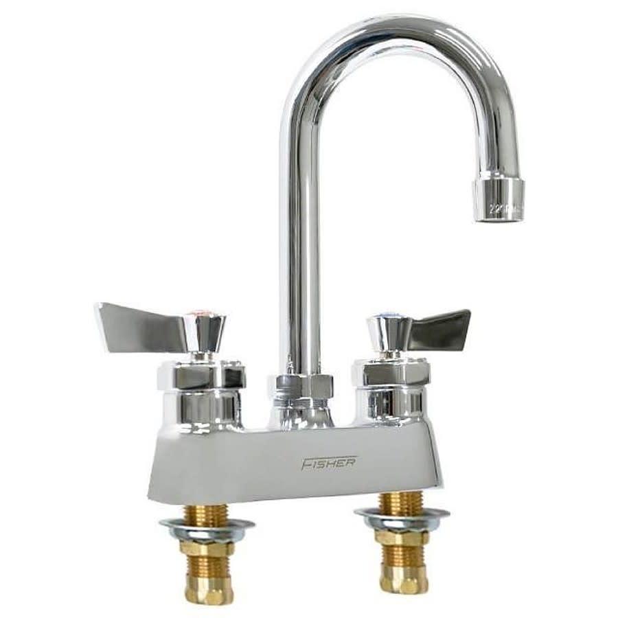 Kitchen Faucet, Deck Mount, ADA, 2 Lever Handles, 2-Hole, Polished Chrome - whxozgwohnrf6nkifgow@2x.jpg