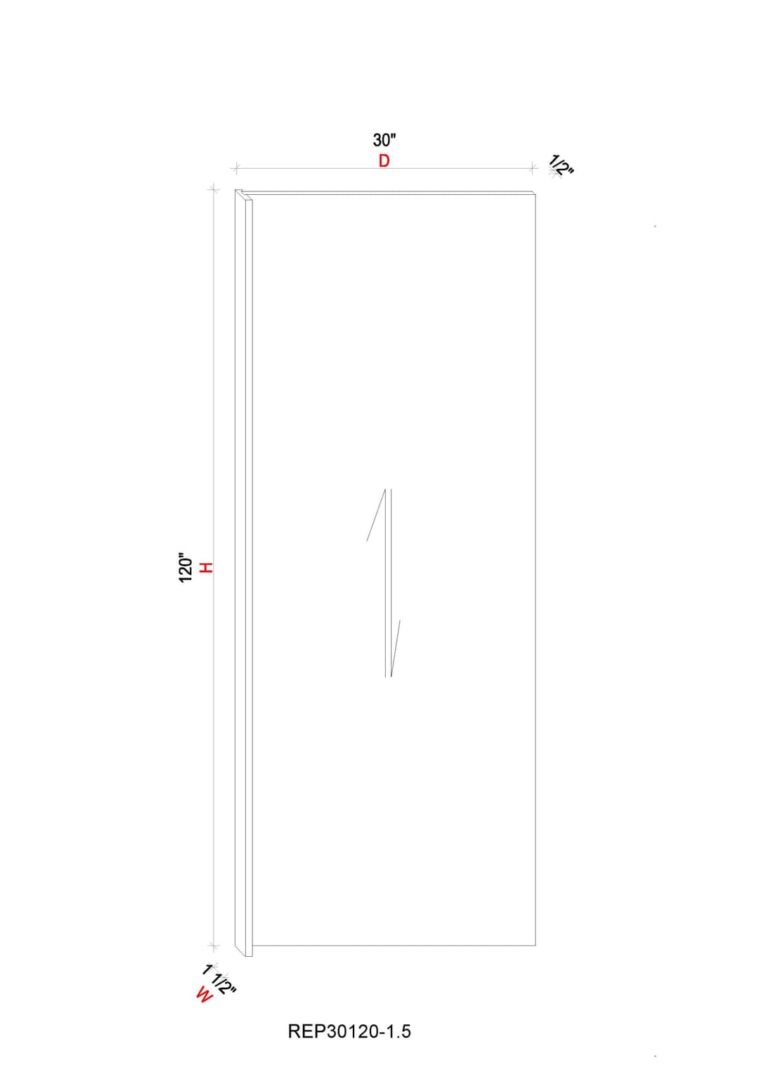Refrigerator End Panel- 1- 1/2"W * 120"H * 30"D - wi5jhweq3sf3dlwrd3dg@2x.jpg