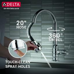 Broderick 1.8 GPM Single Hole Pull Down Kitchen Faucet - wik1e3zxvnm3uyeuz3w2@2x.jpg