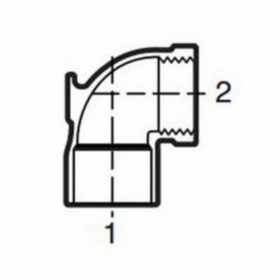 Drop Ear 90 deg Elbow, 3/4 in, C x FNPT, Copper - wimpmdknrmdttaehcqne@2x.jpg