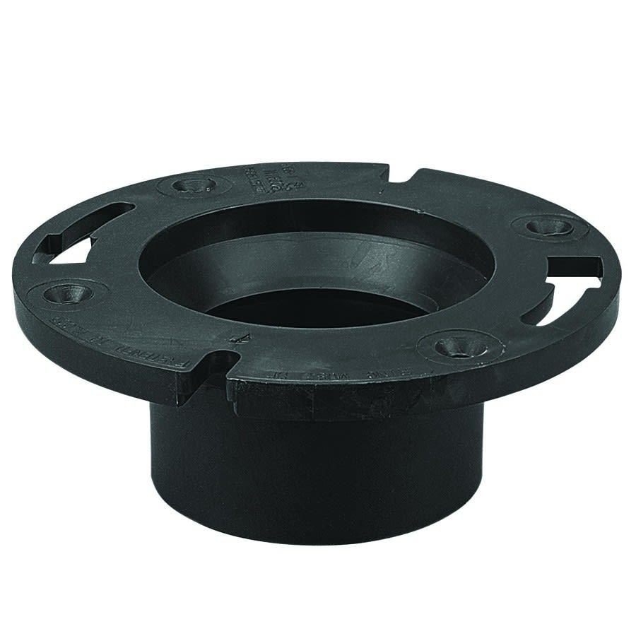 DWV Closet Flange, 4 in, Hub, ABS - wiwa4ef0qnuytyzvs9tv@2x.jpg