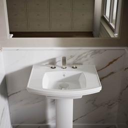 Kelston 24" Rectangular Vitreous China Pedestal Bathroom Sink with Overflow and 3 Faucet Holes at 8" Centers - wiy9vee1yultlihsobdt@2x.jpg