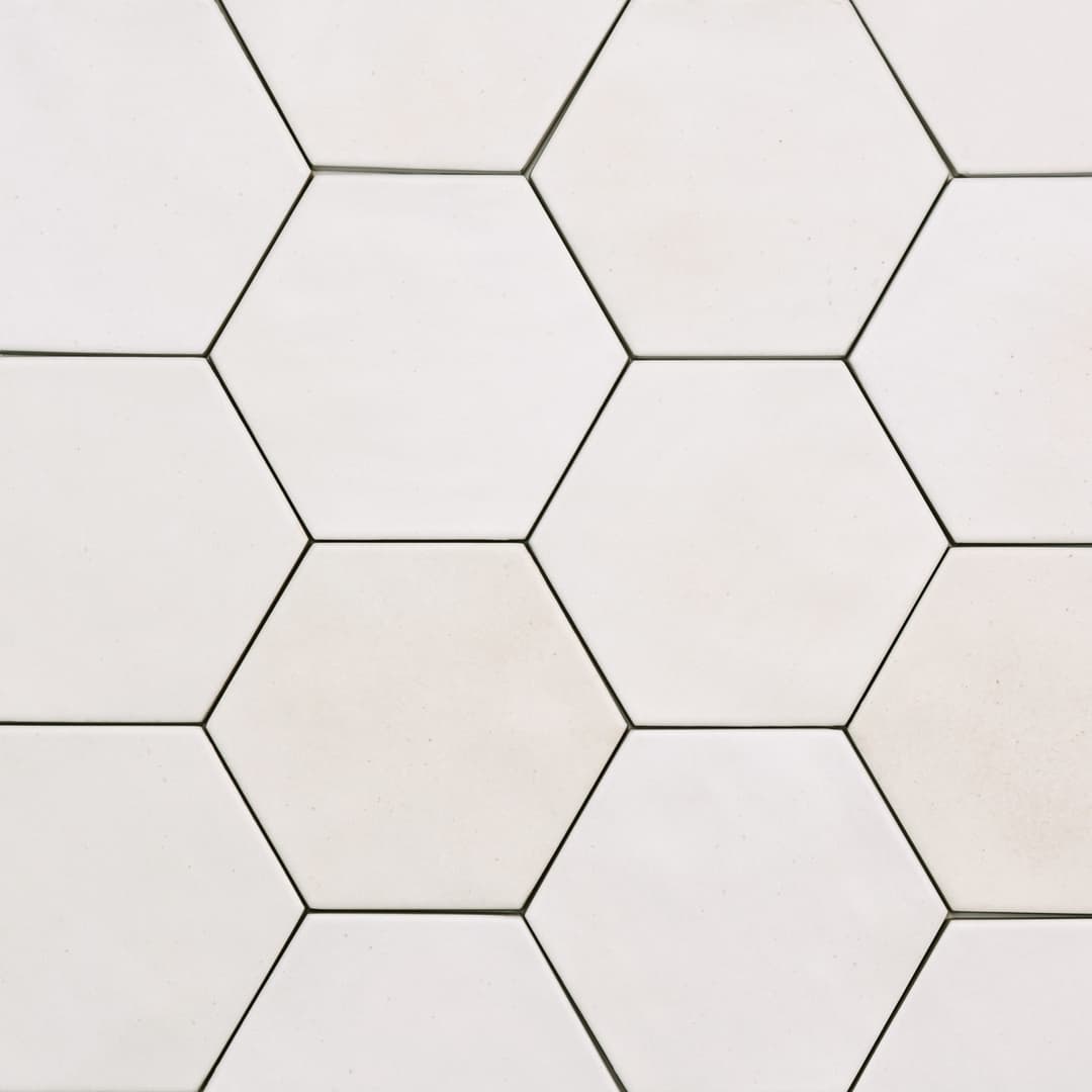 Celine 4" Hexagon Matte Porcelain Floor and Wall Tile in Blue - wj89lahja9achbjh2ntt@2x.jpg