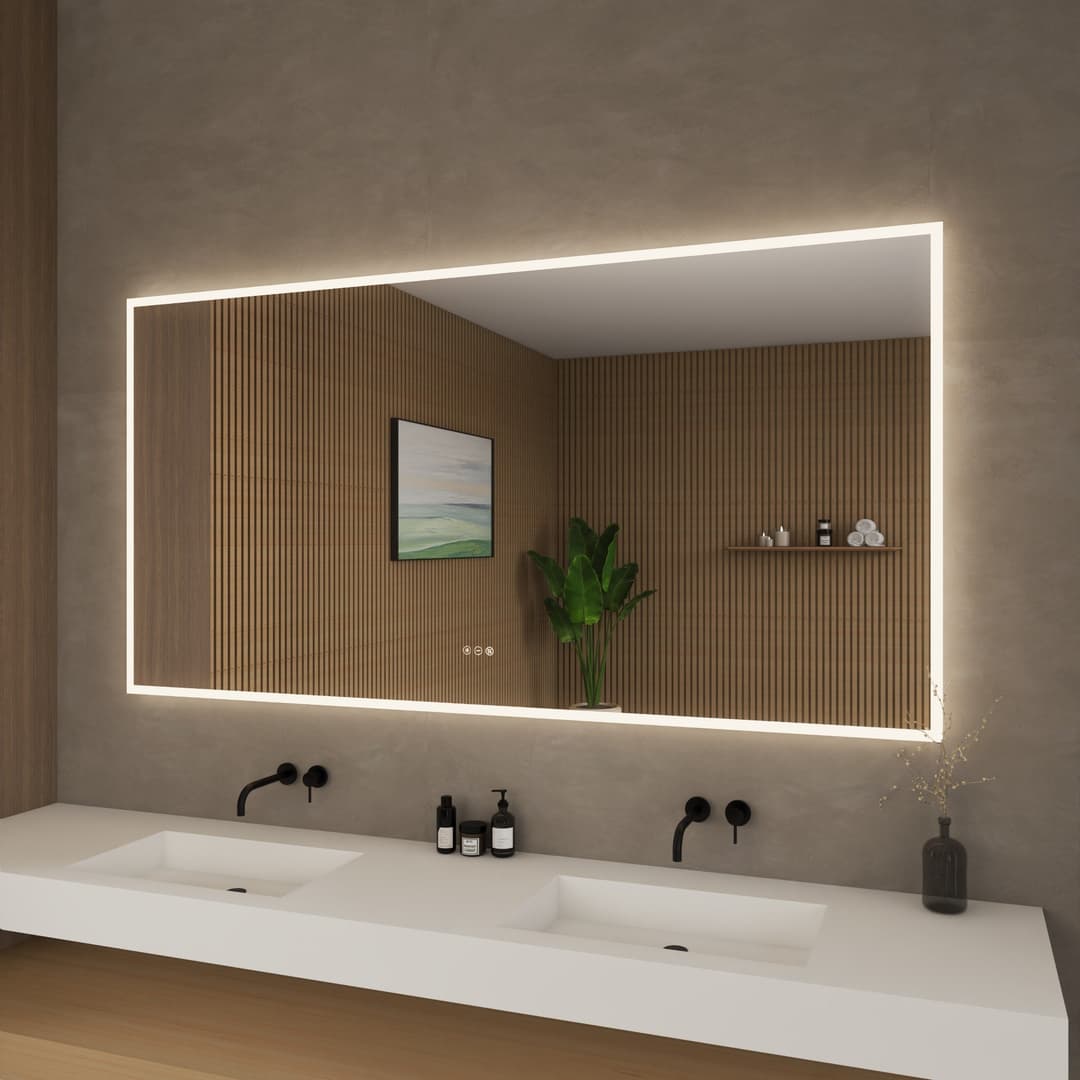 Element Frameless LED Bathroom Vanity Mirror with Color Changer, Dimmer and Defogger - 70W x 36H x 1.38D - wjyvewvita7cw3ffv3sb@2x.jpg