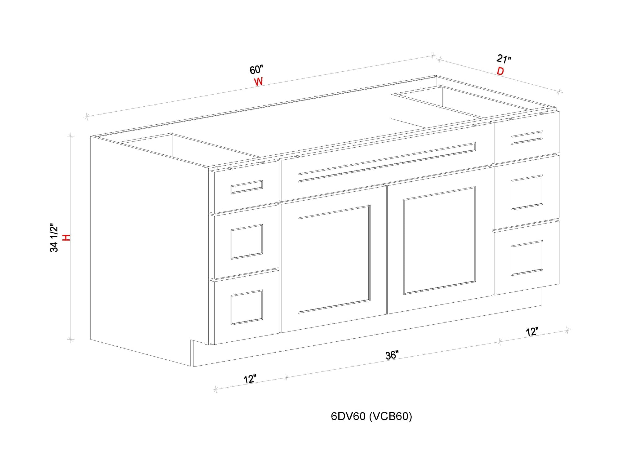 Vanity Single Sink Base Cabinet with Drawers - 60"W * 34- 1/2"H * 21"D - 6DRW - wk6rwabksba1jteyuhfn@2x.jpg