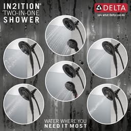 Delta Vesna In2ition Two-in-One Single-Handle 5-Spray Tub and Shower Faucet in Matte Black (Valve Included) 144789-BL-I - wlr4kuc2xdvreajsohkg@2x.jpg