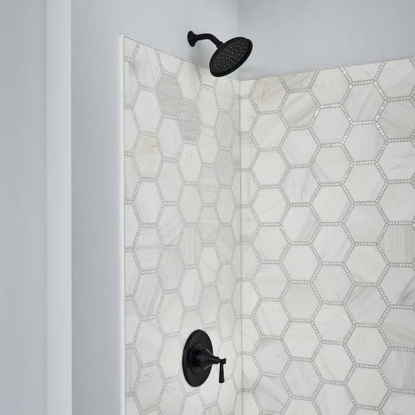 American Standard Rumson Single-Handle 1-Spray Shower Faucet with 1.8 GPM in Matte Black (Valve Included) 7417501.243 - wmanx5jojpebqphflh7t@2x.jpg