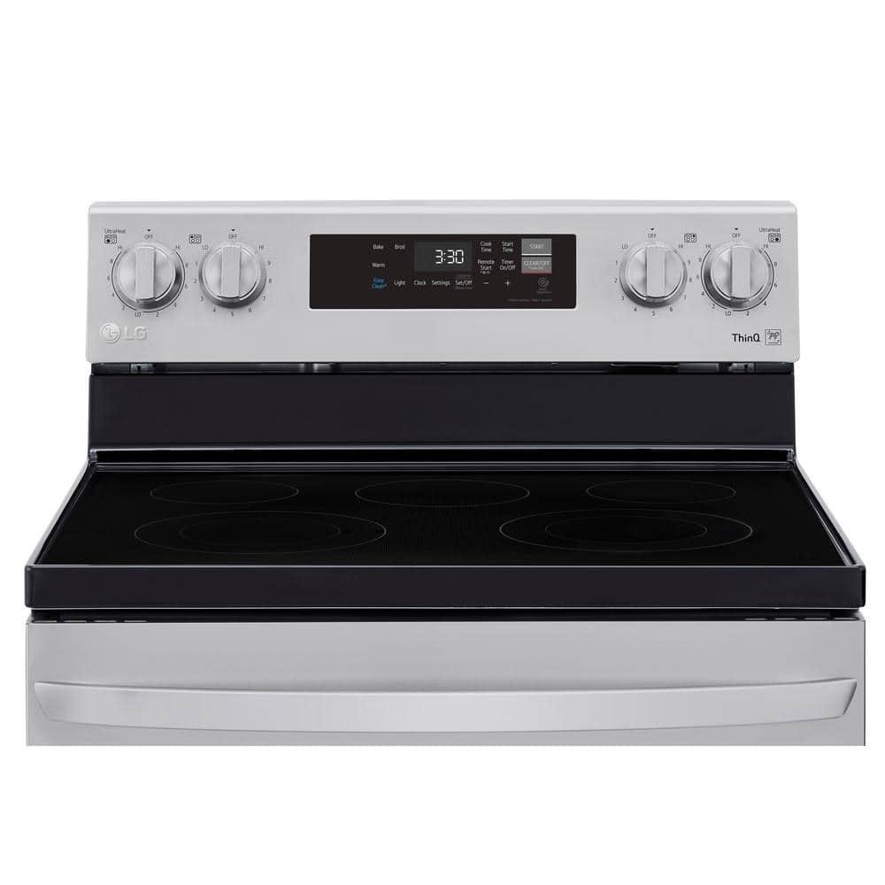 30"W 6.3Cuft Electric Smoothtop Smart Range Stainless Steel - wmrglcaavurokqkmtrty@2x.jpg