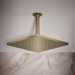 Radiant Contemporary Square 10" Single Function 2.5 GPM Rainhead with MasterClean Sprayface and Katalyst Air-Induction Technology - wozar13bpece7i3pzgu6@2x.jpg