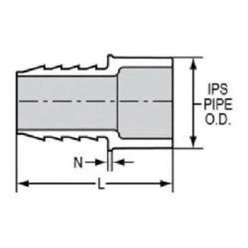 Adapter, 1 in, Insert x Spigot, SCH 40/STD, PVC - wpz5pgx0rwxkonjzwdiw_x500.jpg