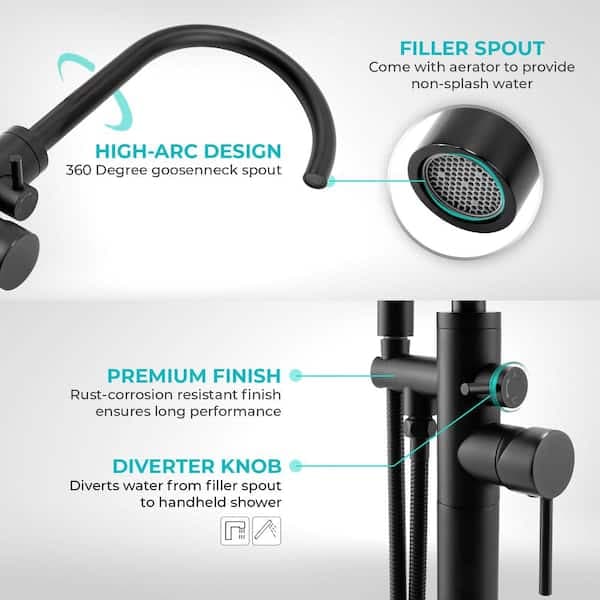AKDY 1-Handle Freestanding Floor Mount Tub Faucet Bathtub Filler with Hand Shower in Matte Black TF0042 - wqkl0kwrg7ivp1nelznc@2x.jpg
