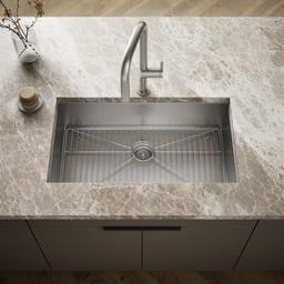 Vault 33" Single Basin Top-Mount/Under-Mount 18-Gauge Stainless Steel Kitchen Sink with SilentShield - wrcznxxypv895sq3btfp@2x.jpg
