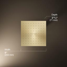 Contemporary Square 8" Single Function 2.5 GPM Rainhead with MasterClean Sprayface and Katalyst Air-Induction Technology - wsy1hznzfy9xqldfnpgj@2x.jpg