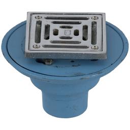 FD2254 Floor Drain, 2 in Outlet, No Hub, 4-3/16 in Square Brass Top - wt15daoschph69m1zmde@2x.jpg