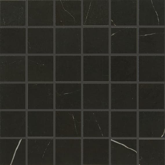 Marble Attache Nero Square 24X24 Matte